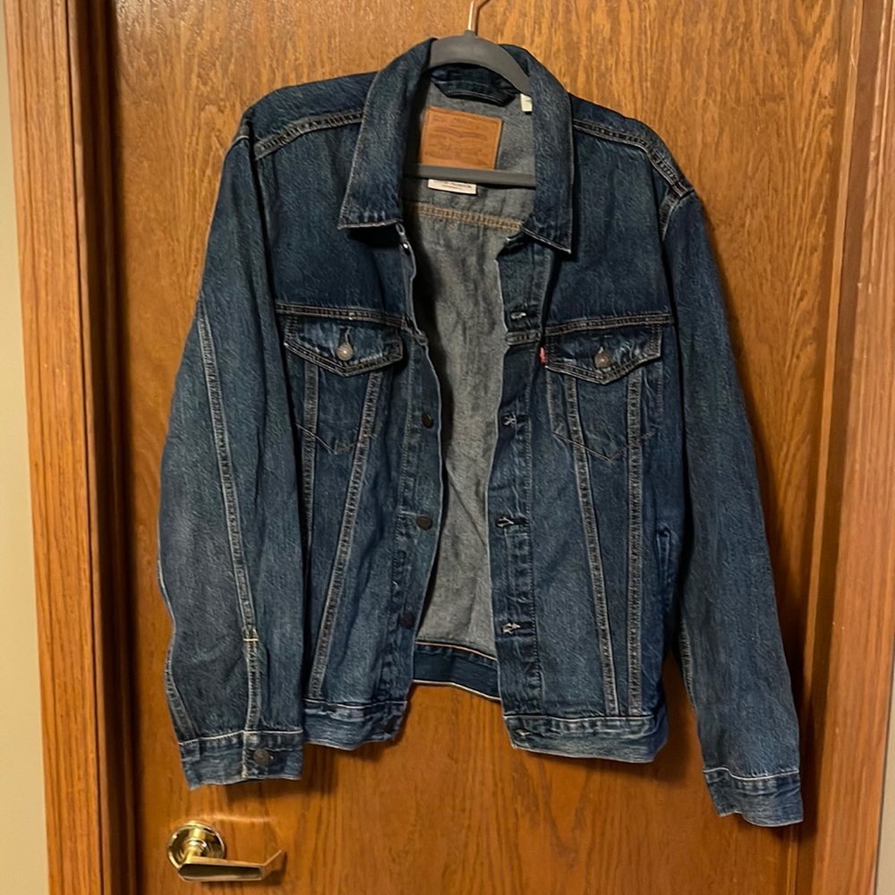 Mens, Levi Denim Jacket, large